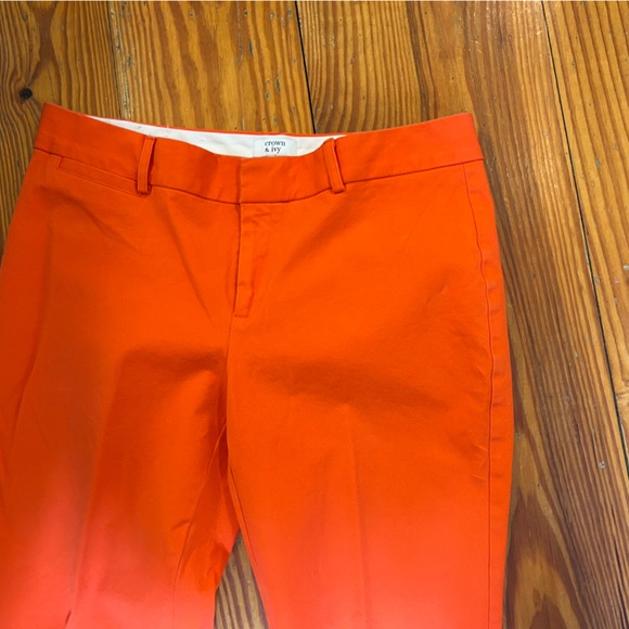 Crown & Ivy Vibrant Orange Chinos - Picture 4 of 6
